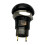 -Off Latching Waterproof 12mm Push Button  SPST 2A IP67, Black 1