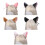 Realistic Artificial Cats Ears Headwear for Costume-White 2