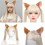 Realistic Artificial Cats Ears Headwear for Costume-White 3