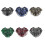 Glittering Party Wrap Breathable Mesh Sequins Embellished-Red 2