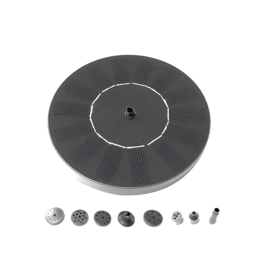 160Mm Solar Water Fountain Pool Pond Waterfall Garden Decoration Outdoor Bird Bath Solar Powered Fountain Floating 4712378065098