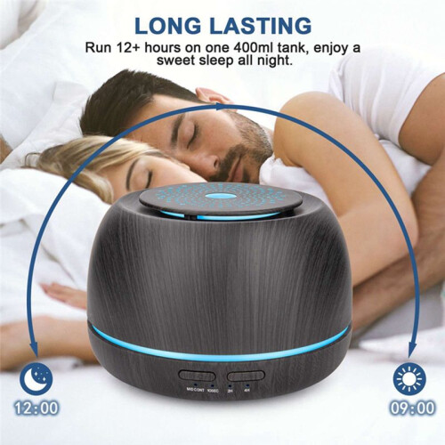 300ML Aromas Essential Oil Diffuser,8 Hours Cool Mist Diffuser with Remote Control,USB-C, 7 Color Humidifier for Home A