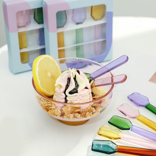 Practical Miniature Spoon Crafted From Glass For-BJ01132 2
