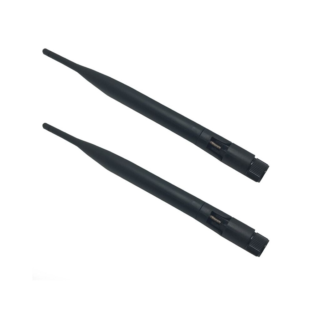2.4G Wifi Antenna 5Dbi Sma Folding Antenna 2400Mhz-2500Mhz High Gain Antenna With Ipex Extenstion Cable 2Pcs Black 6032687771151