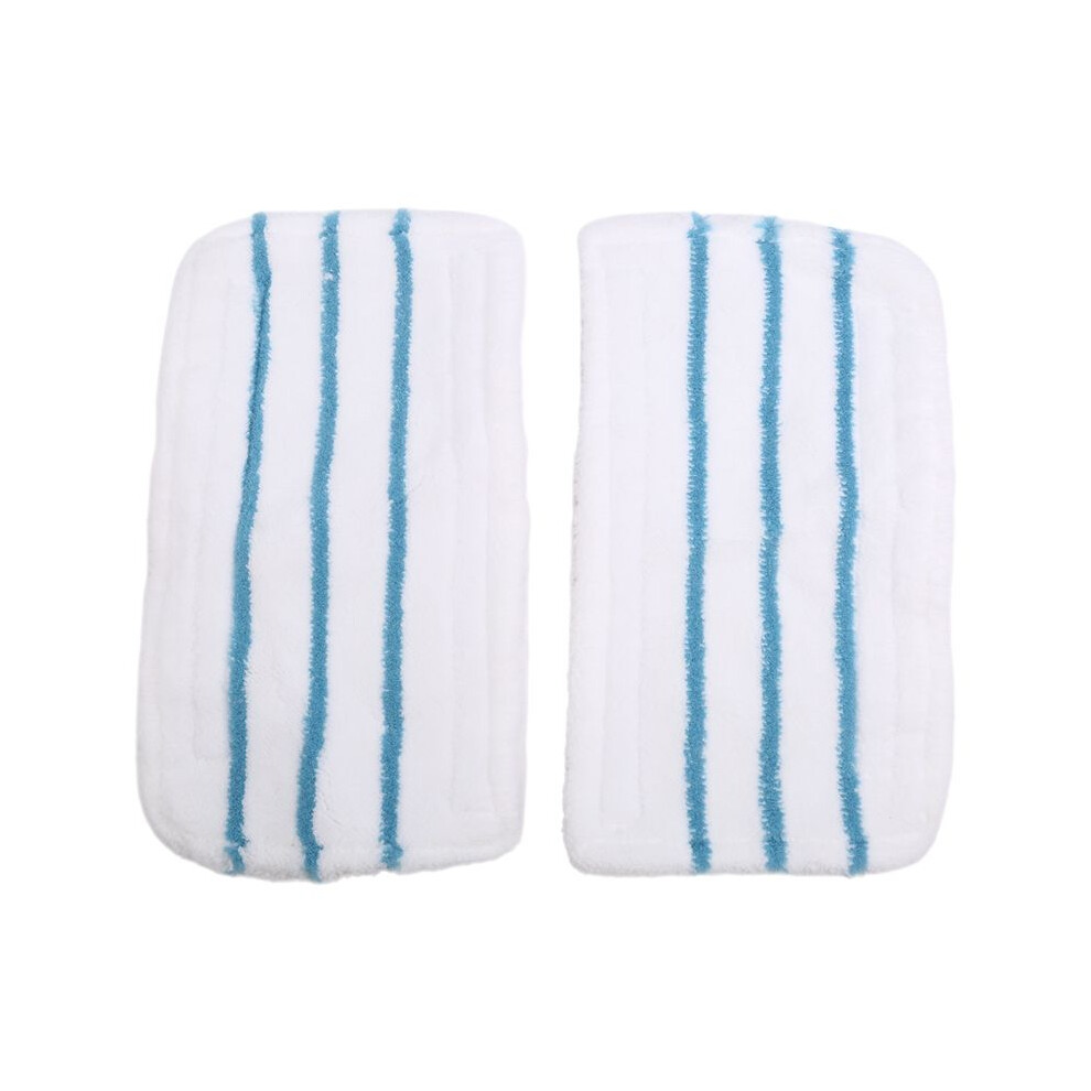 2Pcs Mop Pads For /Decker Steam Mop Fsm1600 1610 1620 1630 Washable Replacement Cleaning Mopping Cloth Black 4712817854344