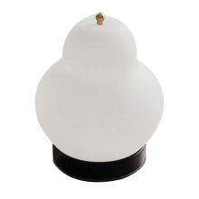 French Cream Pear Table Lamp Bedside Minimalist Living Room Rechargeable Lamp Ambiance Decorative Night Lamp White