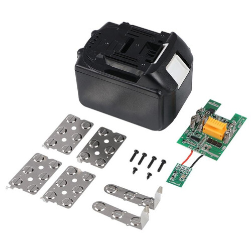 Li-Ion Battery Case with Lithium Battery Protective Board for  15-Cell Battery Tool Battery Case Kit