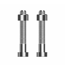 M2.5 Cartridge Mounting Screws Universal Aluminum Screws 16.5MM High for LP Vinyl Record Player Rapair Tool
