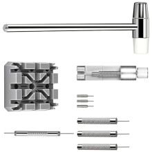Metal Watch Repair Tool With Spare Link and Safety Removal