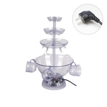 European 220V Beverage Fountain For Parties Clear Streamlined