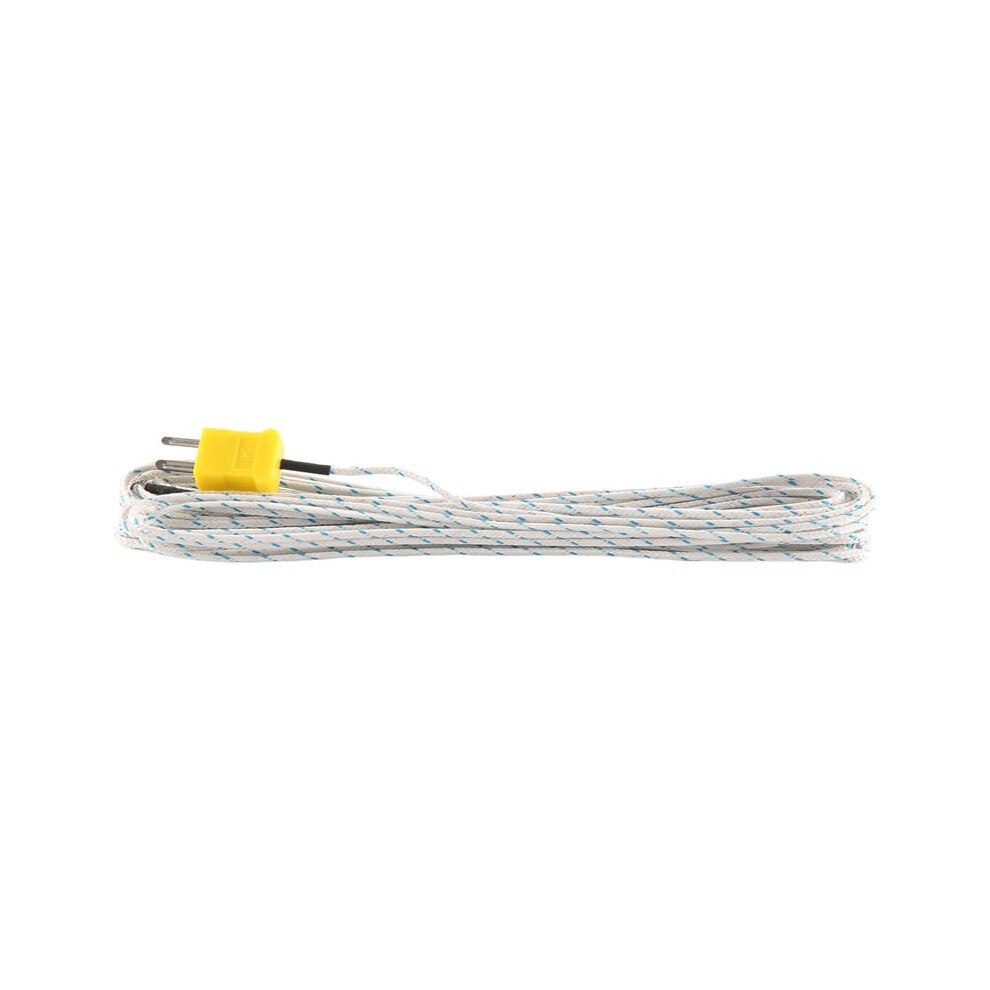 50-250 Celsius K Type 10M Cable Temperature Sensor Thermocouple Probe White 4711205914592