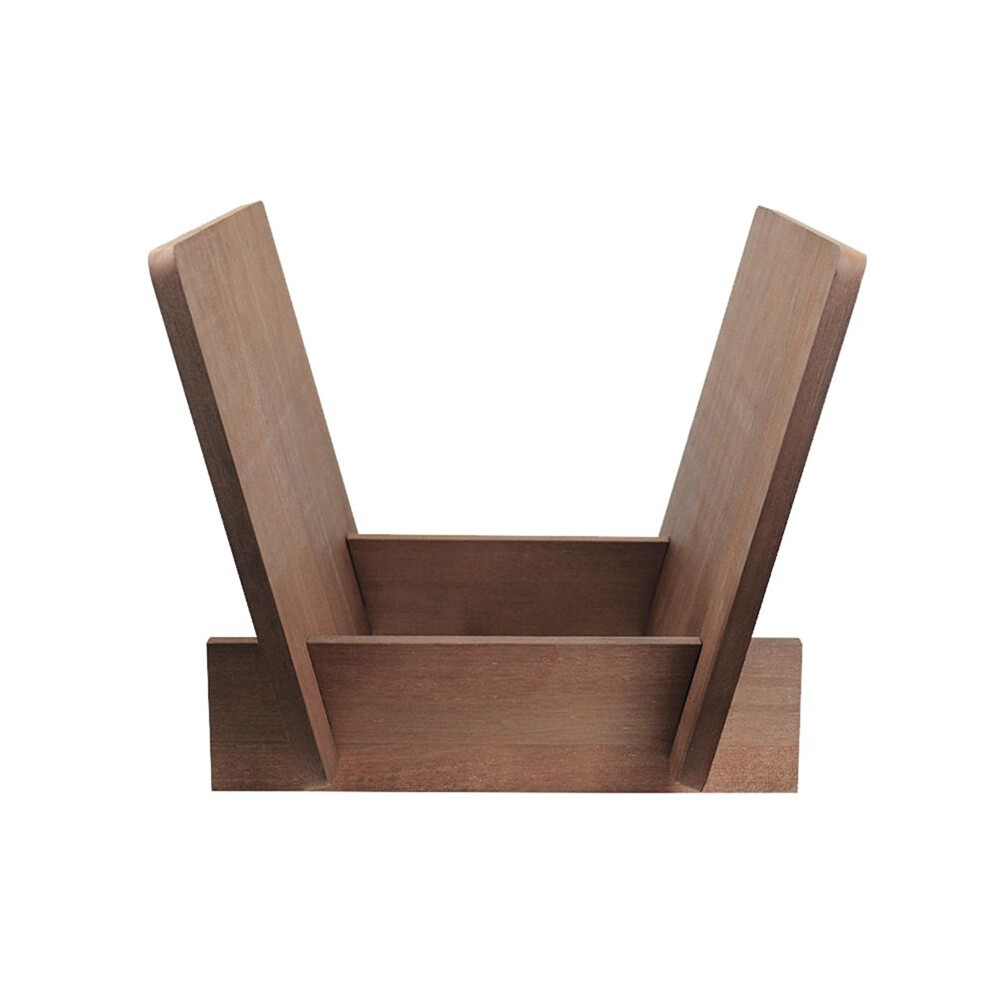 Photos - Other Electrical Equipment Zandona Vinyl Record Storage Holder Solid Wood Stand Desktop Display Music Record Collection 