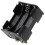 Double Side Spring 6 x 1.5 V AA Battery Holder Case Box Black 1
