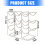 Quick Setups Water Bottles Rack With Sturdy-White third floor 6