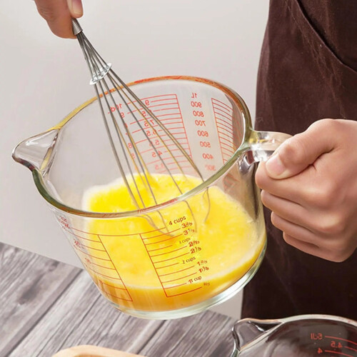 Heat Resistant Glass Cups Measuring Container For-1medium size 1