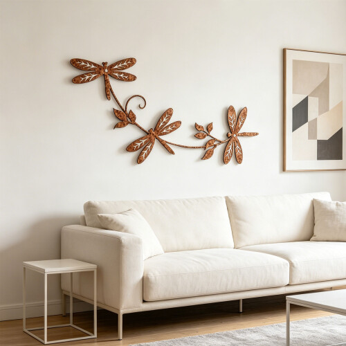 Durability Dragonflies Wall Artwork Elegant Handcrafted 1