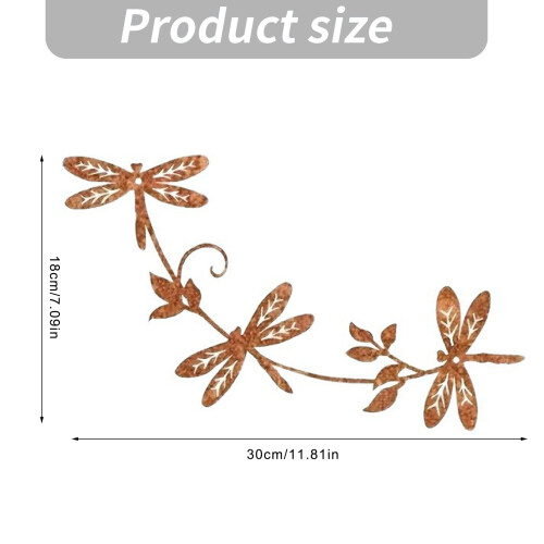 Durability Dragonflies Wall Artwork Elegant Handcrafted 2