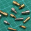 8 Sets Stainless Steel Brass Bracket Bolt Fasteners Tool Knife Handle Bolt Replacement Rivet Kitchen-Knife Handle Rivet 3