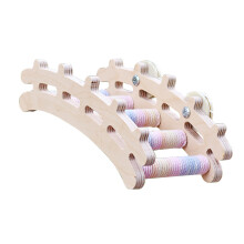 Wooden Perch Stand Climbing Ladder Toy For Bird Entertainment