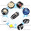 E2  Keychain Flashlight - Rechargeable USB Magnetic Charging, Compact & Bright LED Pocket Light for Emergencies 4