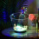 Portable 6L Beer Ice Buckets Plastic Construction Two Handle For 3