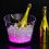 Portable 6L Beer Ice Buckets Plastic Construction Two Handle For 4