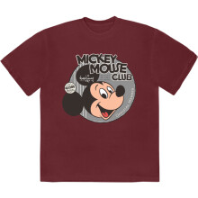 (M, Red) Mickey Mouse Club T Shirt