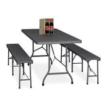 3-teilige zusammenklappbare Bierzeltgarnitur