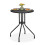 Round garden table in rattan look 1