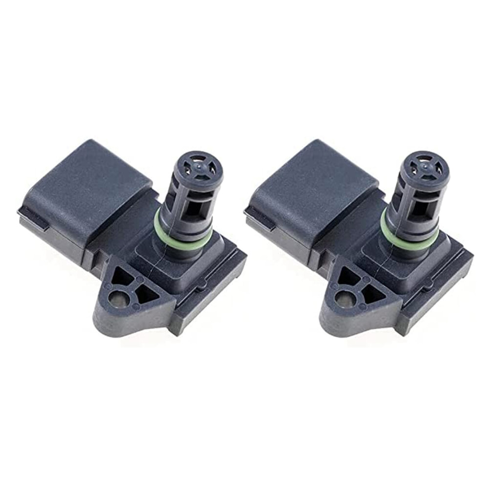 2X Pressure Map Sensor For Pressure Temperature Sensor M11 Isc Isl Ism Isx Isb 5Wk96802 2872784 4921324 2897334 Black 6031244195461