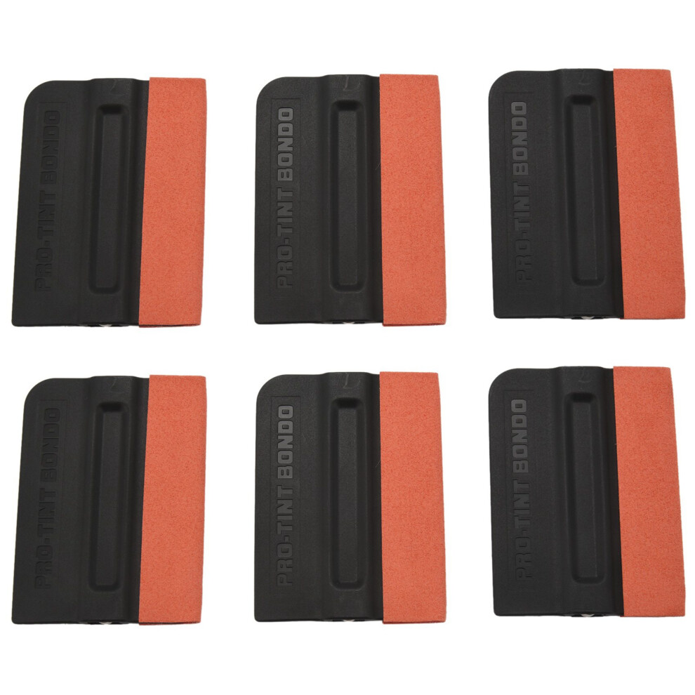 6Pack Magnet Suege Squeegee Vinyl Wrap Application Tools Film Squeegee Tint Tools Kit 4711587073467