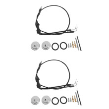 2X Tors Delete Removal Eliminator Kit for  Banshee Throttle Cable Caps Idle Screws
