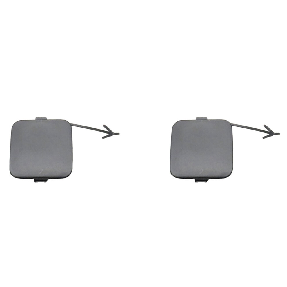 2X Car Rear Bumper Tow Hook Cover Lid Base Color Unpainted Trailer Eye Cap For Forester 2014 2015 2016 4712540373877