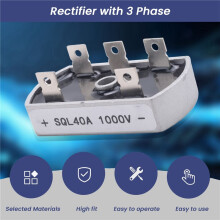 6X Rectifier with 3 Phase 40A 1000V Diode Bridge SQL40A