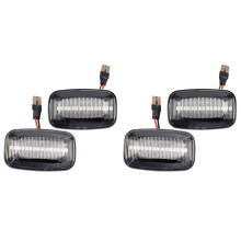 4 PeçAs Luz Indicadora Lateral LED Dinâmica para Carro para  Land  70 80 100 Series