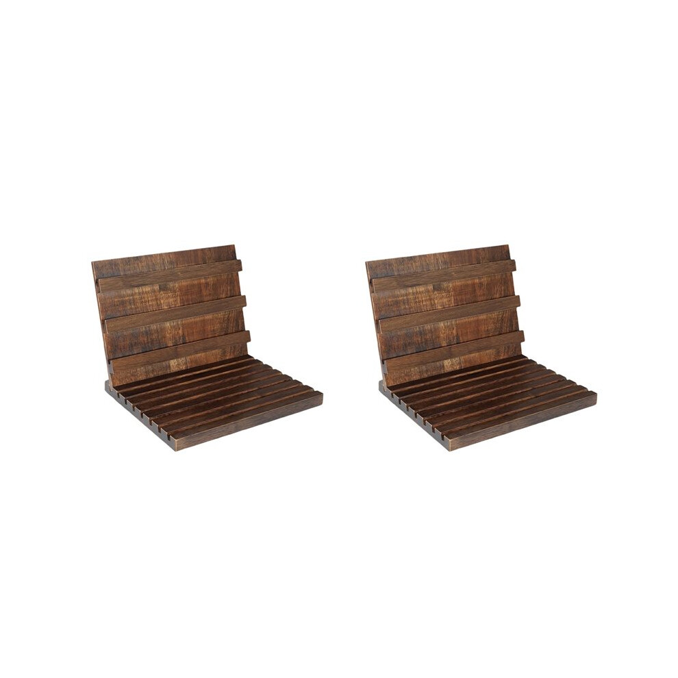 2X Coin Display Stand, Coin Holder,Solid Wood Wooden Rack For 60 Coins, Coin Display Case,Challenge Coin Holder 4713063267858