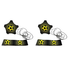 2X Fußball-Trainingsgürtel - Verstellbarer Fußball-Kicktrainer, Jongliertasche für Solo-Fußballbälle, Unverzichtbares Fußball-Trainingsgerät
