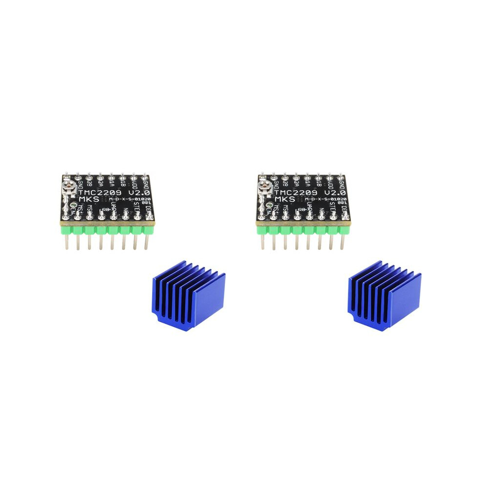 2X For Mks Tmc2209 Stepper Motor Driver Stepstick 3D Printer Parts 2.0A Uart Ultra Silent Replace Tmc2208 6031418829789