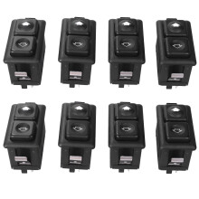 8Pcs Power Window Sunroof  Illuminated for  E30 E24 E28 From 09/1986 61311381205 / 61 31 1 381 205