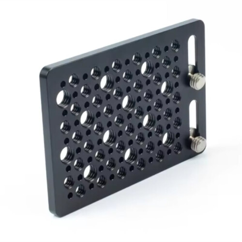 1/4" 3/8" Cheese BasePlage Base Mount Adapter Plate for   LF Pin-Lock Camera Teradek Vaxis Tripod Cage Rig DIY 2