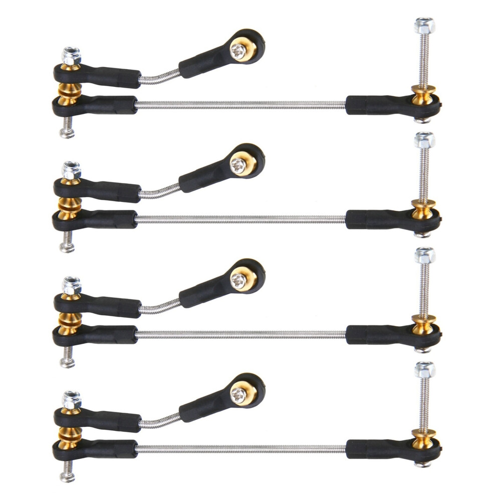 Photos - Parts for Drones & RC models 4 Set Steering Pull Rod Servo Rod Upgrade Parts for WPL B14 B24 B16 B36 C14 C24 C44 1/16 RC Car Accessories
