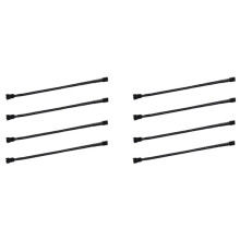 8PCS 4 Pin PWM Fan Extension Power Cable Connector Case Male to Female Extending Cables for 4 Pin/3Pin Fan