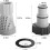 Pool Sand Filter Adaptor Kit for    Pool Filter Pump Adapter Replace OE A45206 58254 4K8001 6