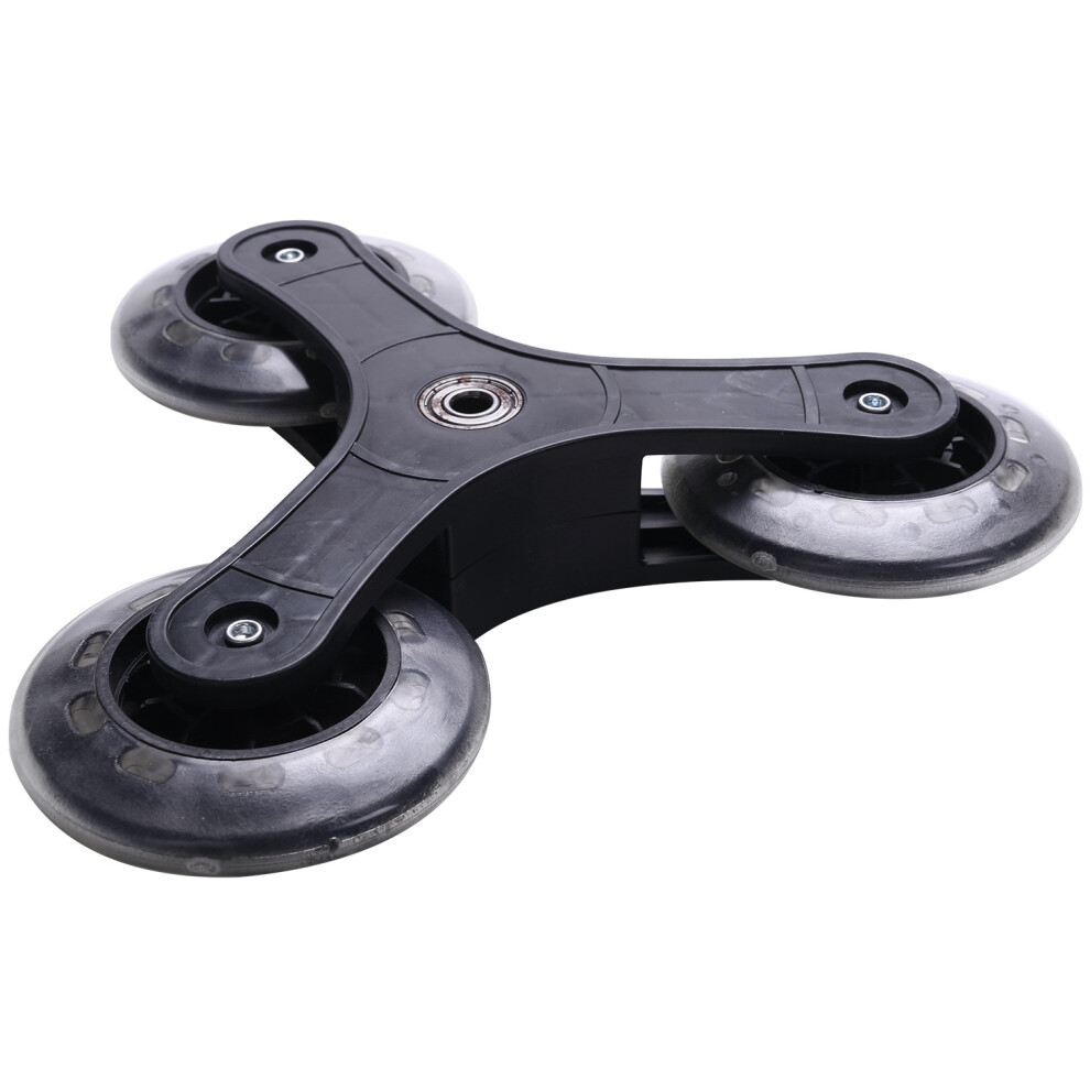 4Pcs Black Shopping Cart Trolley Caster Luggage Suitcase Roller Wheel Pulley Sliding Roller Wheel Accessories 4712036014970