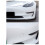 2Pcs Car Front Bumper Tow Hook Cap Cover Fit for  Model 3 2017-2021 ABS, & White 2