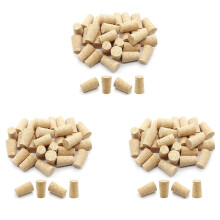 300Pcs Tapered Wine Cork Reusable Wood Corks Portable Sealing Wine Stopper Wine Bottle Cover for Bottles Wine