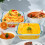 Pack of 2 Small Glass Dishes Microwaveable Bakeware Baking-0.8L 7