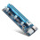 PCIE 16X Adapter,PCIE to PCI Express16x Extender,with 4 Solid Capacitors and 6Pin Interface,for Video Card Mining 4