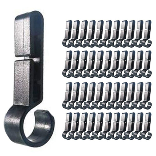 Helmet Clips for  Light Lamp Hard Hat Light Clips,Hardhat Accessory,Easily Mount Hook for Helmet,Cap Strap 500 Pcs