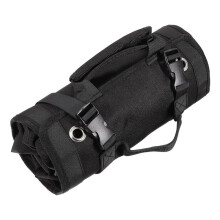 Electrician Tool Roll Pouch Wrench Roll Organizer Bag Tool Storage with Handle & Hanging Strap for Portable Hardware
